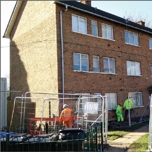 Стабилизация основания фундамента шести-квартирного жилого дома по дороге Бирмингем